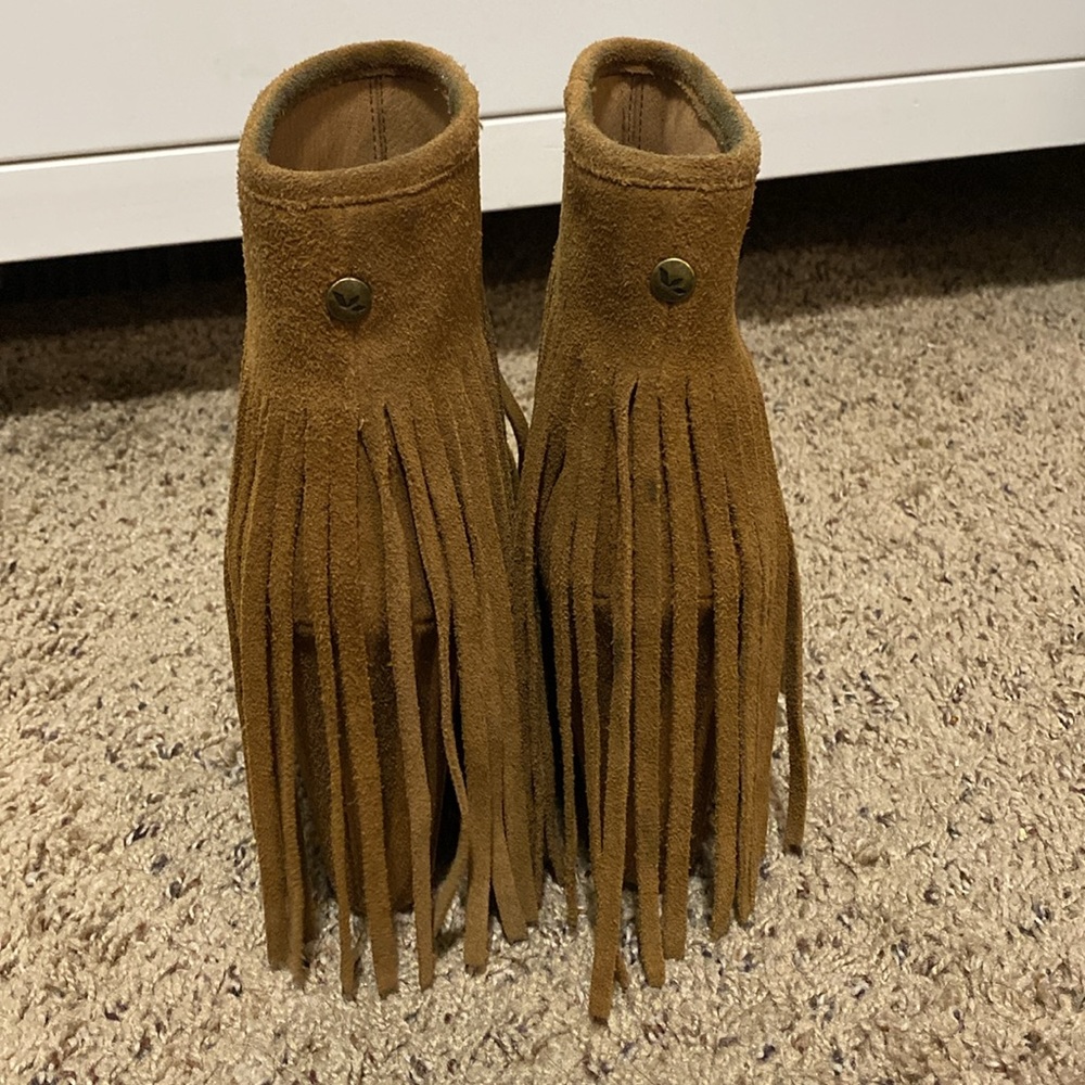 Fringe Booties - image 4